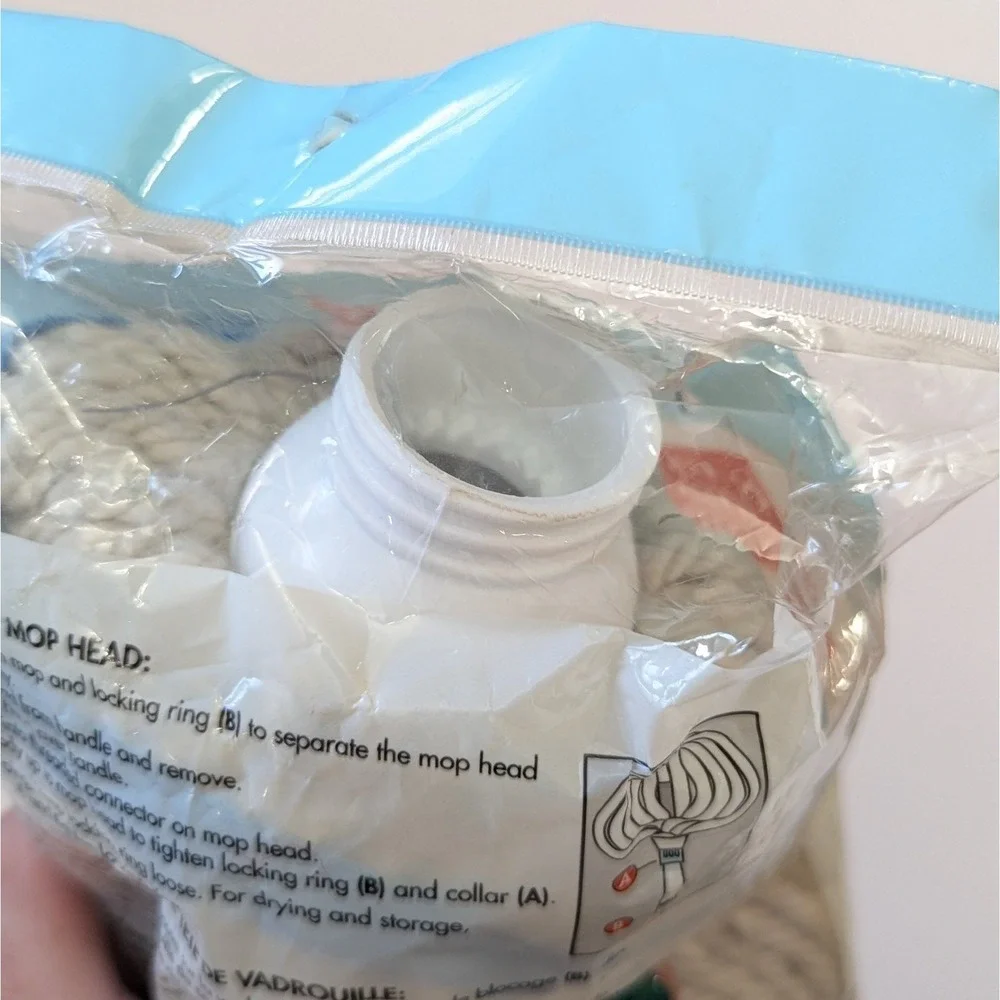 Quickie HomePro Twist Mop Refill #0352 Cotton New Old Stock 2004